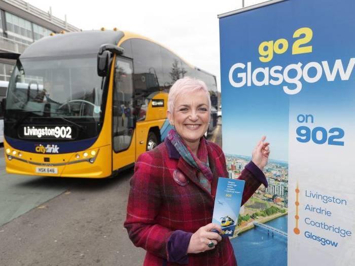 Angela Constance MSP at the CityLink 902 Launch